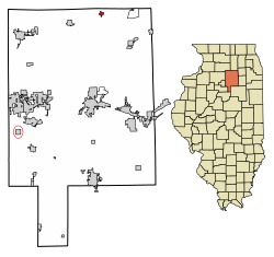 Localização em LaSalle County, Illinois