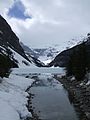 El Lago Louise en mayo.