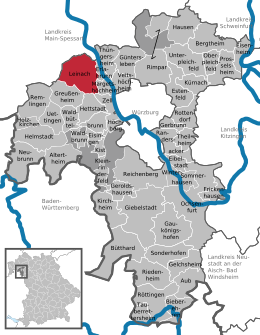 Leinach - Localizazion