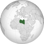 Vignette pour Fichier:Libya (Libya centered; orthographic projection).svg