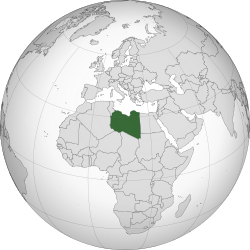 Libya (Libya centered; orthographic projection).svg