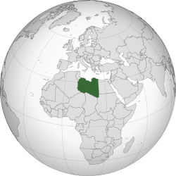 Libya (Libya centered; orthographic projection).svg