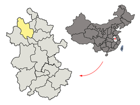 Localisation de Bozhou