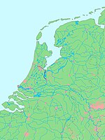 Location of river Vecht (in dark blue).