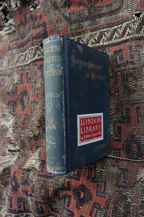 London Library's copy of Ancient Legends of Ireland.