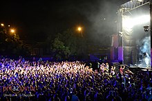 Crowd listening to Ivan Dorn at the MRPL City Festival