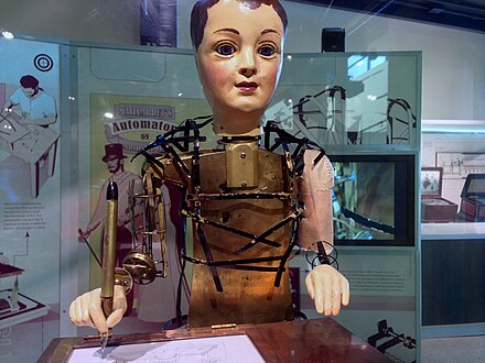 Maillardet's automaton was an inspiration for the design of the automaton in the film.
