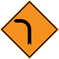 Curve to the right