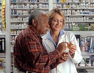 Pharmacist Healthcare professional who practices in pharmacy
