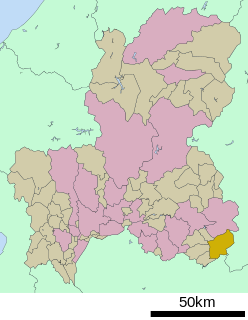 Kamiyahagi, Gifu human settlement in Japan