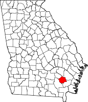 Map of Georgia highlighting Pierce County.svg