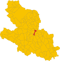 Map of comune of Castelvecchio Subequo (province of L'Aquila, region Abruzzo, Italy).svg