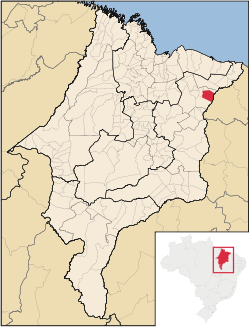 Localização de Brejo no Maranhão