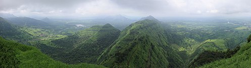 Les Ghats occidentaux pendant la mousson (28 août)