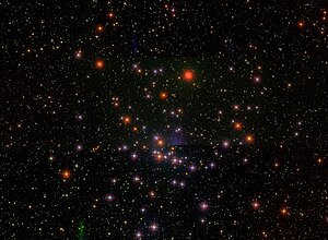 SDSS-Aufnahme, Bildwinkel 45' × 33'