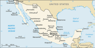 map of Mexico