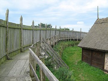 Vestingsmuur van het Middelaldercenter