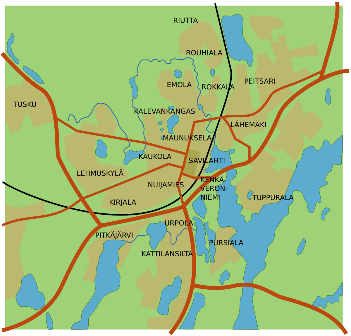 kartta mikkeli Ficheru:Mikkelin keskusta alueen kartta.svg   Wikipedia