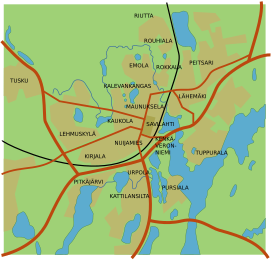 kuopion kaupunginosat kartta Mikkeli – Wikipedia kuopion kaupunginosat kartta