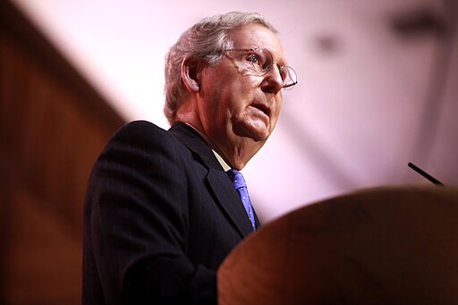 Mitch McConnell of Kentucky speaking at the 2014 Conservative Political Action Conference. Photo by Gage Skidmore. Creative Commons Attribution-Share Alike 2.0 Generic license.