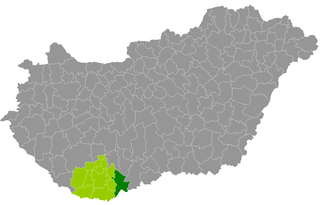 Mohács District Districts of Hungary in Baranya