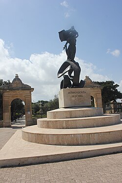 Monument of Independence in Valletta