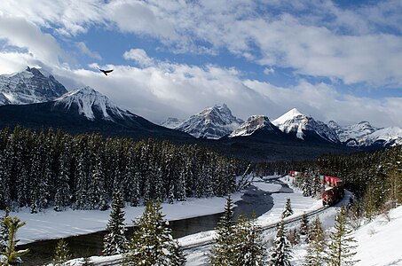 Morant's Curve du parc national de Banff photographe : KaleighAlysse