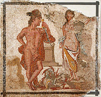 Mozaika Medusa (Detail, Perseus a Andromeda)