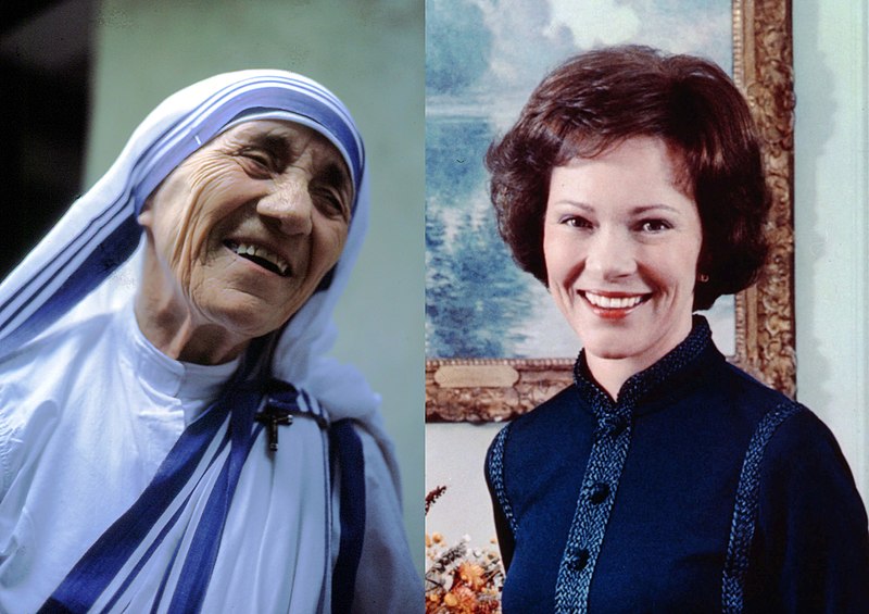 File:Mother Teresa and Rosalynn Carter.jpg
