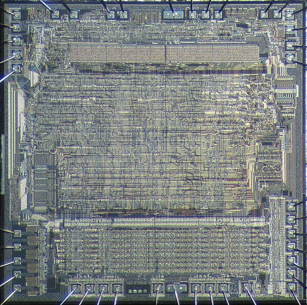 Die of Motorola 6809