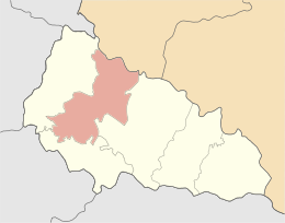 Distret de Mukačevo - Localizazion