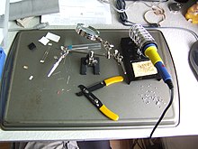 Soldering station with a helping hand My n00bie solder station.jpg