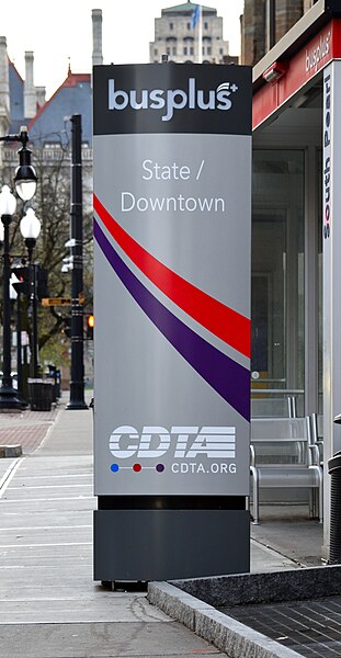File:NEW CDTA BusPlus combined route sign.jpg