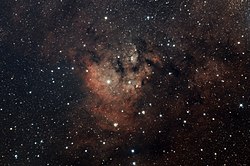 NGC 7822 star forming region in Cepheus