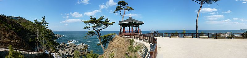 File:Naksansa Temple seaside, South Korea.jpeg