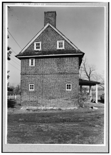 File:Ned Goode, Photographer April 1959 WEST SIDE - Barnes-Brinton House, U.S. Route 1 (Pennsbury Township), Chadds Ford, Delaware County, PA HABS PA,15-CHAFO.V,1-4.tif