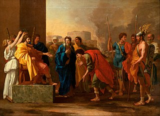 <i>The Continence of Scipio</i> (Poussin) Painting by Nicolas Poussin