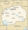 Miniatiūra antraštei: Šiaurės Makedonijos geografija