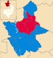 North Warwickshire UK ward map 2007.svg