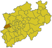 Viersen en el mapa