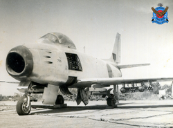 Трофейный пакистанский F-86 «Сейбр», захваченный и вставший в строй ВВС Бангладеш