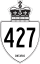 Indicatore dell'autostrada 427