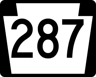 <span class="mw-page-title-main">Pennsylvania Route 287</span> State highway in Pennsylvania, US
