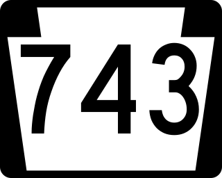 <span class="mw-page-title-main">Pennsylvania Route 743</span> State highway in Pennsylvania, US