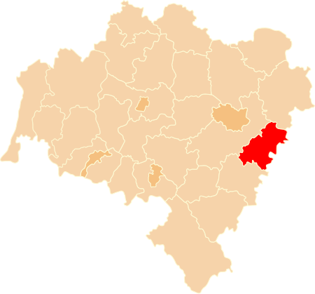 POL powiat oławski map