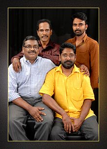 Baburaj Puthur, Dr.B.Jayakrishnan, Sujith Aalungal, Sathish Kalathil, the protagonists of Jalachhayam PROTAGONISTS OF JALACHHAYAM.jpg