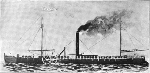 Пароплав Фултона North River Steamboat (Clermont) (1807)