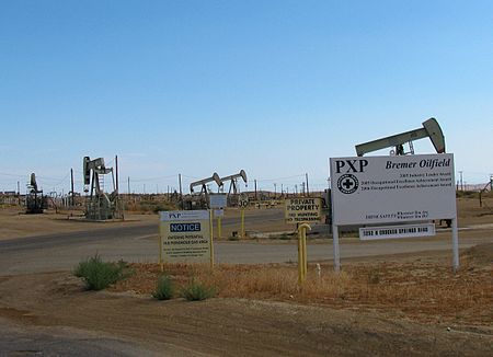 Plains operations on the Bremer Lease, Midway-Sunset Oil Field, Kern County, California PXPMidwaySunset.jpg