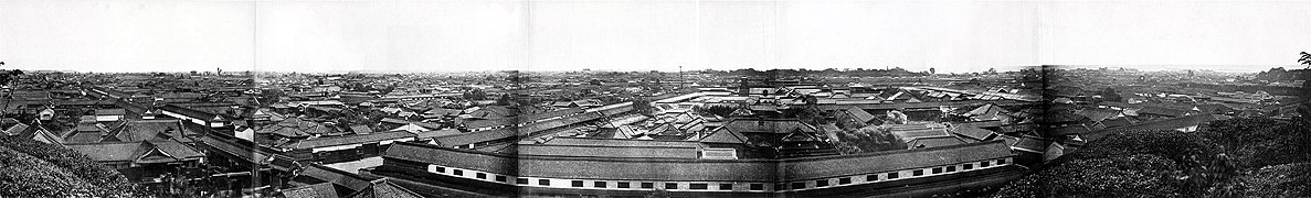 Panorama of Edo bw