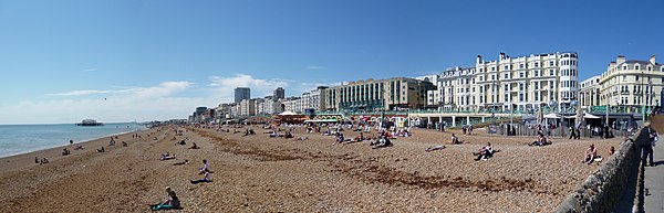 Image: Panorama of the West Beach, Brighton.   panoramio